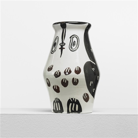 Black And Maroon Owl Vase By Pablo Picasso On Artnet