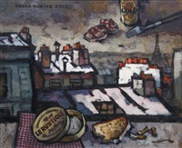 Paris Roof and Le Rustique Cheese, 2002, 2002