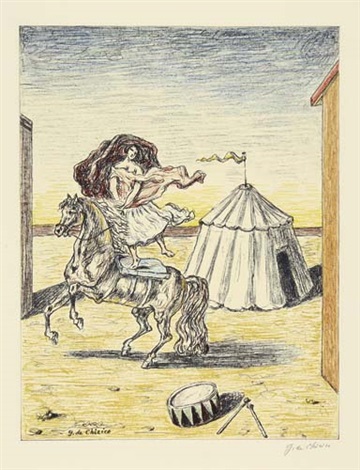 Cavallerizza From Auf Der Galerie By Franz Kafka By Giorgio De Chirico On Artnet