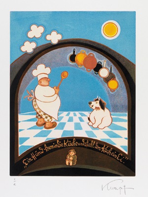 Ein Hund kam in die Küche und stahl dem Koch ein Ei by Gottfried ... Ein Hund kam in die Küche und stahl dem Koch ein Ei by Gottfried ...