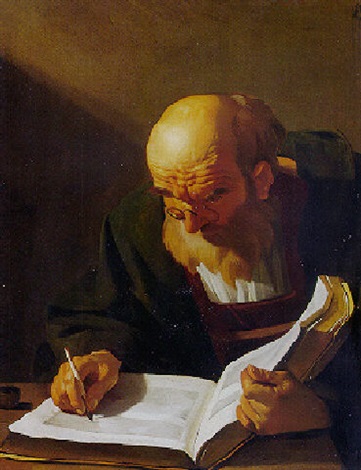 Αποτέλεσμα εικόνας για man writing painting