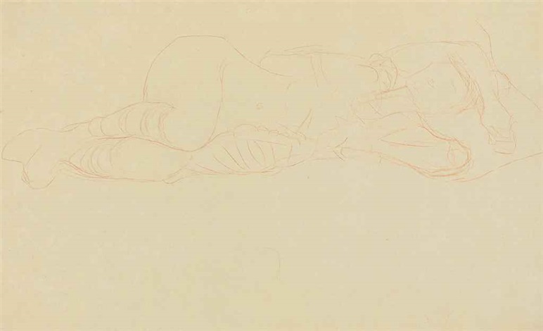 Liegende Frau By Gustav Klimt On Artnet