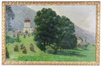 Blick auf Stift Stams in Tirol