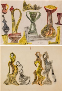 Jarras y figuras, 1952