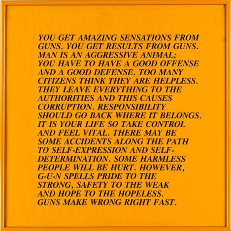 inflammatory essays by jenny holzer on artnet inflammatory essays