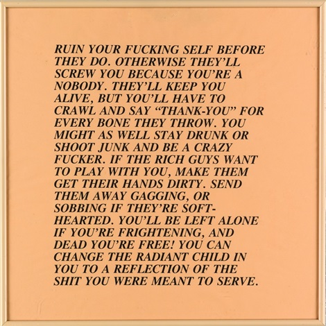 inflammatory essays by jenny holzer on artnet inflammatory essays