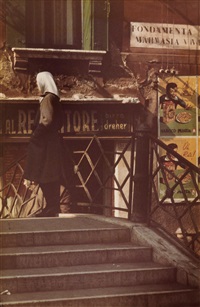 Woman in scarf, Italy, 1959
