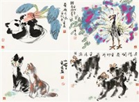 动物 （四帧） (Four pieces of animals) (4 works), 2011