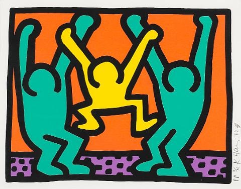 Pop Shop Quad 1 Portfolio Of 4 By Keith Haring On Artnet