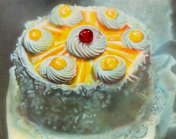 Coconut lemon cake by Audrey Flack on artnet