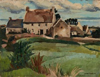 Ferme au bord de l'étang, 1922
