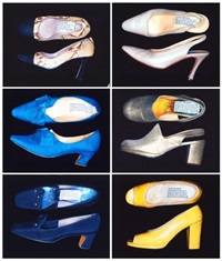 Beyond decorum, women's shoes (series of 6)