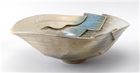 MAKOTO YABE GLAZED STONEWARE BOWL Massachusetts, MAKOTO YABE GLAZED STONEWARE BOWL Massachusetts,
