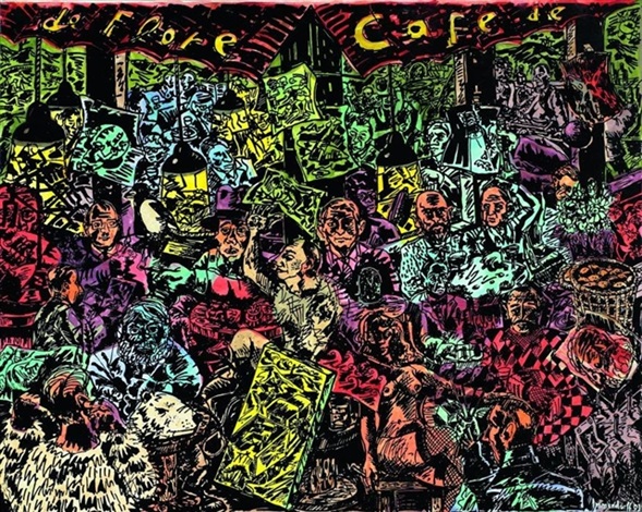 Immendorff Cafe De Flore Immendorff Cafe De Flore