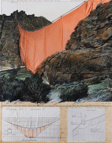 Valley Curtain Project For Colorado Rifle By Christo And Jeanne
