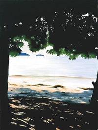 Through the leaves