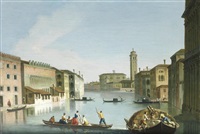 the grand canal, venice by giovanni richter