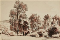 Paysage au manoir, 1943