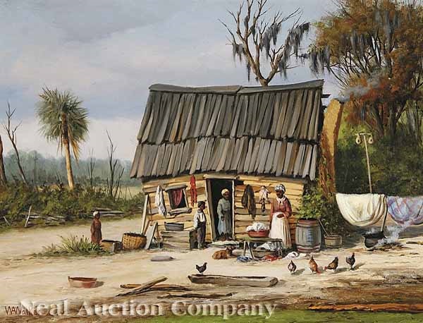 Cabin Scene With Spanish Moss By William Aiken Walker On Artnet
