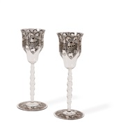 PAIR OF WINE GLASSES, CIRCA 1914, 1914