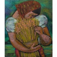 Woman Harvesting, 2005