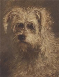 The head of a terrier, 1879–1879
