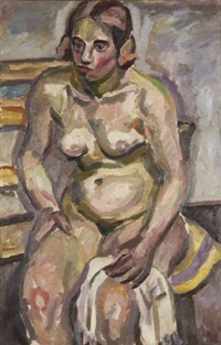 Grand nu a la serviette, 1926