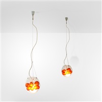 Due lampade a sospensione, 1970