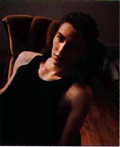 Boris In Green Chair Nyc 1997 By David Geoffrey Armstrong