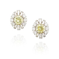 J. E. CALDWELL & CO.: A PAIR OF PLATINUM,..., 1940 J. E. CALDWELL & CO.: A PAIR OF PLATINUM,..., 1940