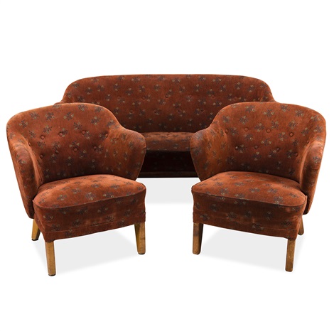 A 3 Piece Sofa Suite By Flemming Len On Artnet A 3 Piece Sofa Suite By Flemming Len