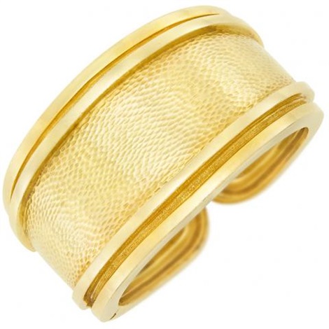 Hammered Gold Cuff Bangle Bracelet By Andrew Clunn On Artnet Hammered Gold Cuff Bangle Bracelet By