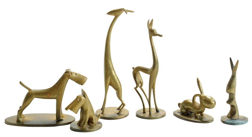 small brass figures