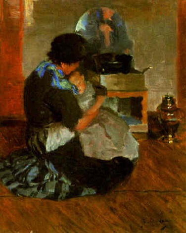 A Mother Comforting Her Child By John Quincy Adams On Artnet