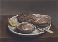 Plate of oysters, 1977–1977