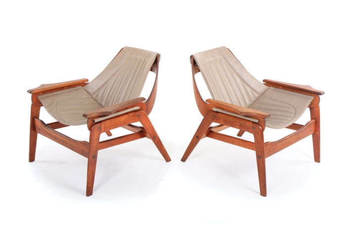 Sling Chairs Pair By Jerry Johnson On Artnet