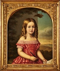 Porträtt föreställande Jeanna von Rosen som..., 1854 Porträtt föreställande Jeanna von Rosen som..., 1854
