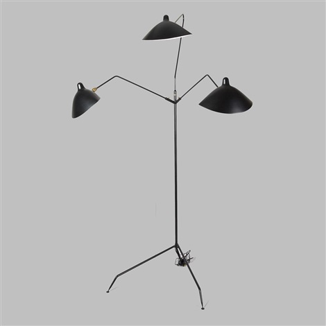Three Arm Floor Lamp By Serge Mouille On Artnet