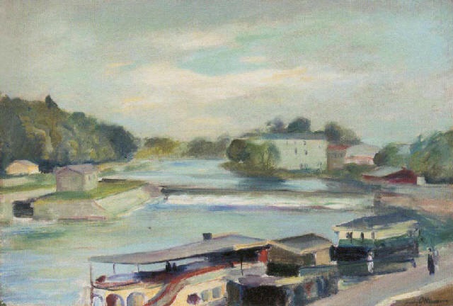 Au bord de la rivière by Henri Ottmann on artnet