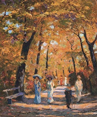 Séta a Bois de Boulogne-ban
