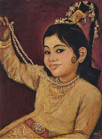 Princess With Necklace, 1974