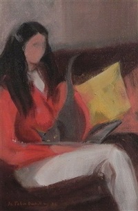 Femme à la lecture, 1986
