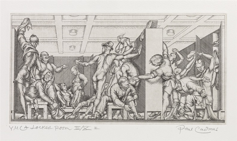 Ymca Locker Room By Paul Cadmus On Artnet