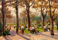A summer afternoon at the park