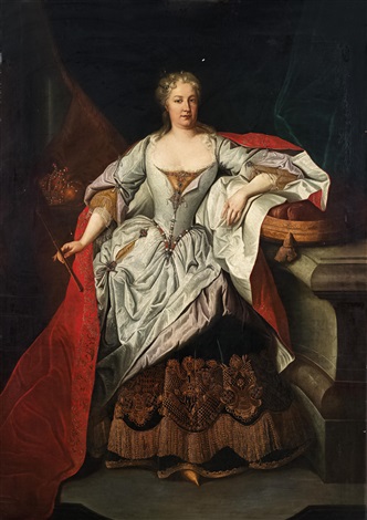 Bildnis der Kaiserin Elisabeth Christine, Prinzessin von Braunschweig