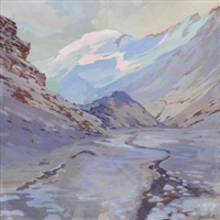 “Neuschnee am Moserboden” (Fresh snow at..., 1908