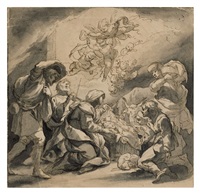 Attributed to Domenico Antonio Vaccaro; Recto:... Attributed to Domenico Antonio Vaccaro; Recto:...