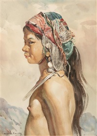 U Ngwe Gaing ငွေကိုင် (1901-1967) Portrait of a...