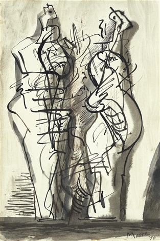 henry moore standing figures