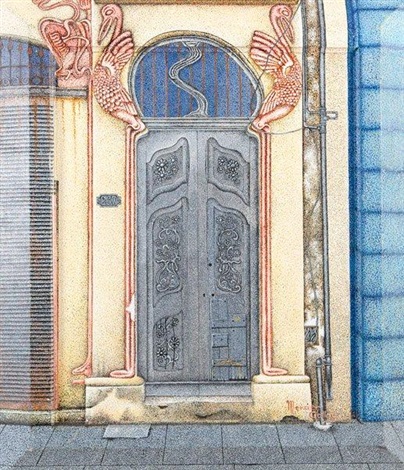 Porte A La Havane Cuba By Robert Mercier Gallay On Artnet